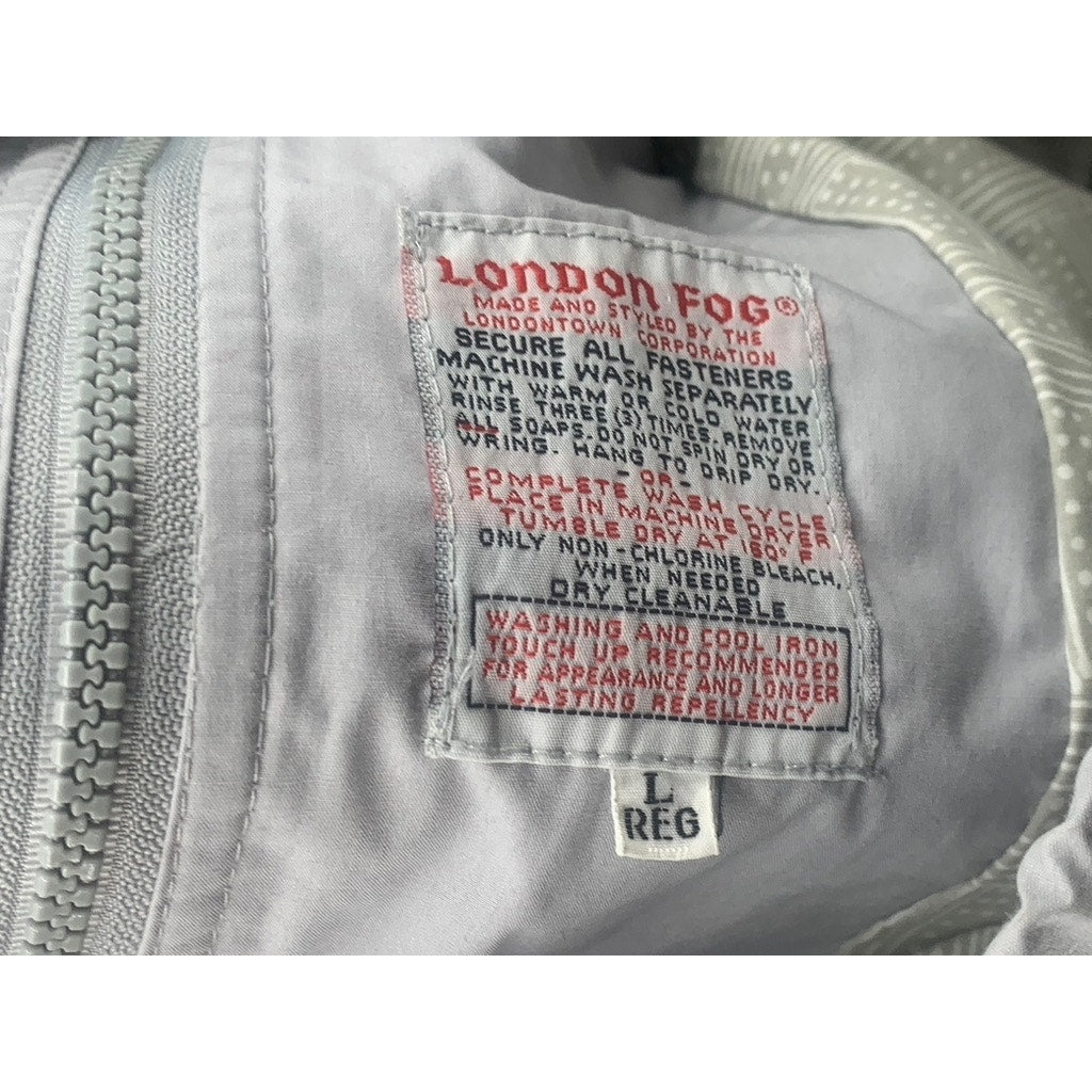 FOG By LONDON FOG Men's Vintage Stand Collar Zip-Up Winter Jacket SZ L