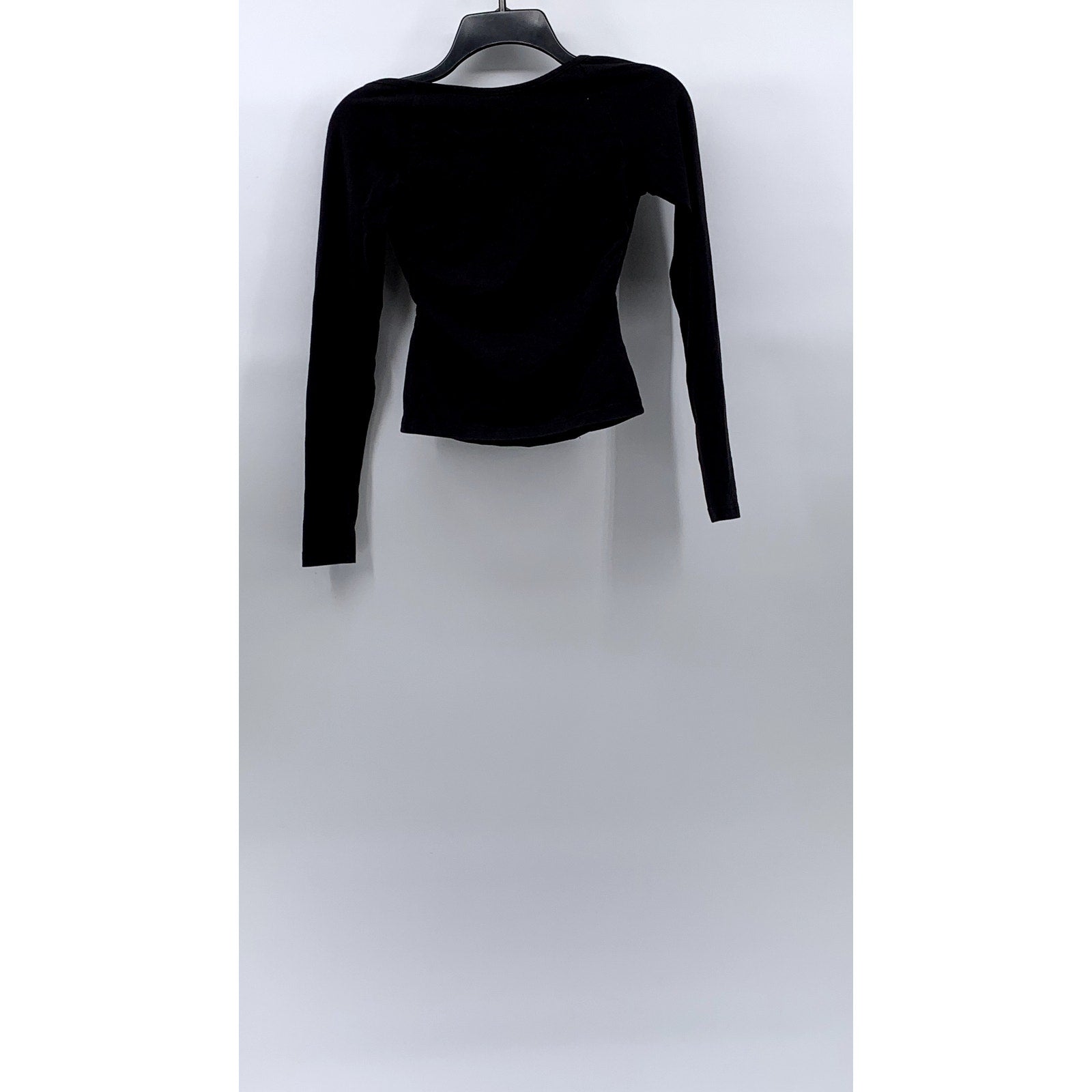 PRINCESS POLLY Women’s Black Rixie High-Neck Backless Long Sleeve Top SZ 2