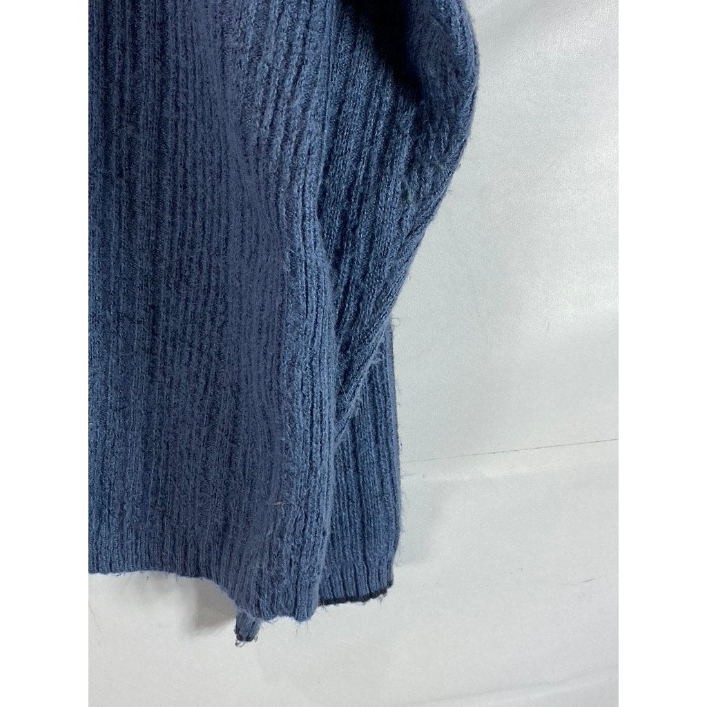 ARIZONA JEAN COMPANY Men's Blue Striped Vintage Crewneck Pullover Sweater SZ XL