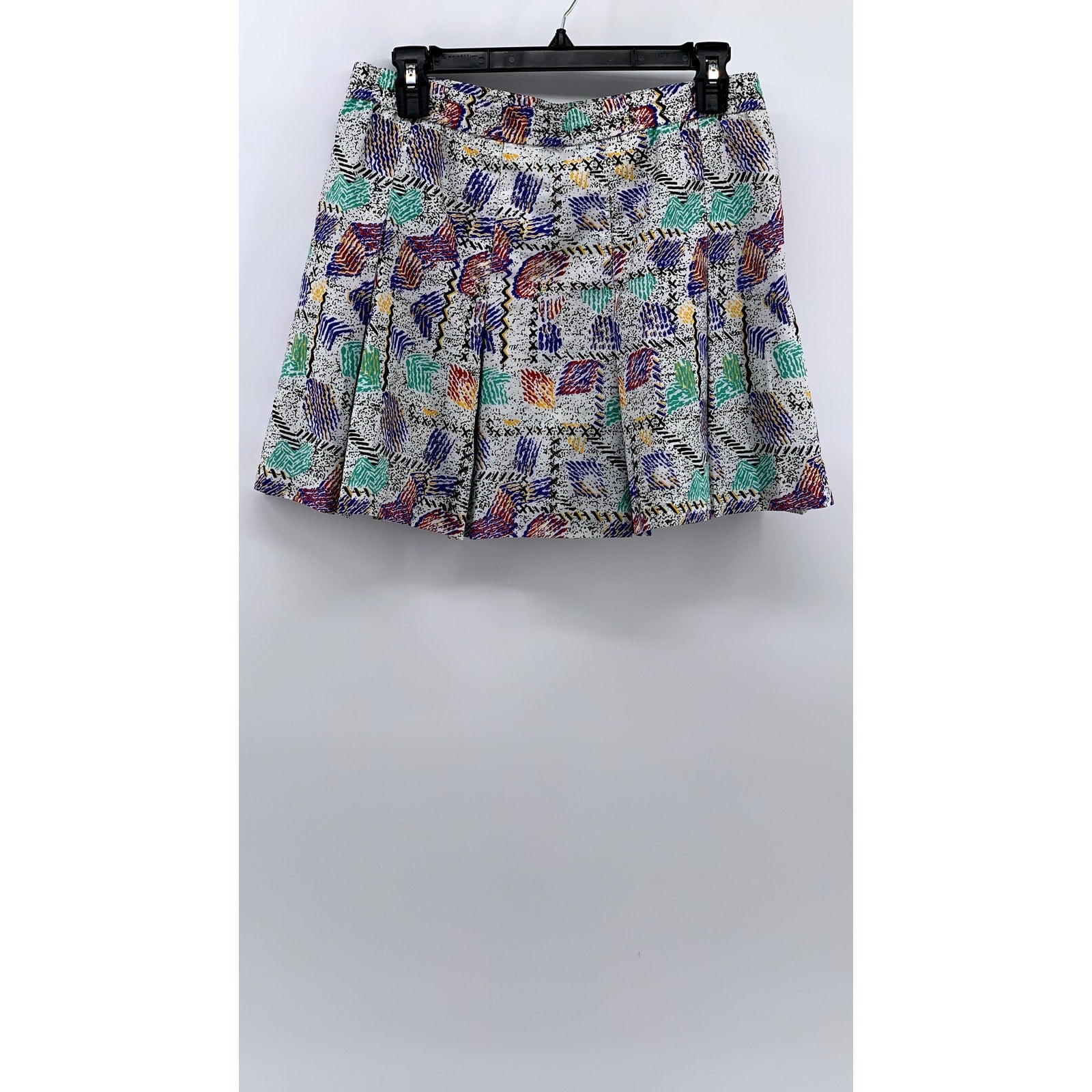 PRINCE SPORTSWEAR Women's Vintage 90's Multi Printed Pleated Tennis Skirt SZ 10