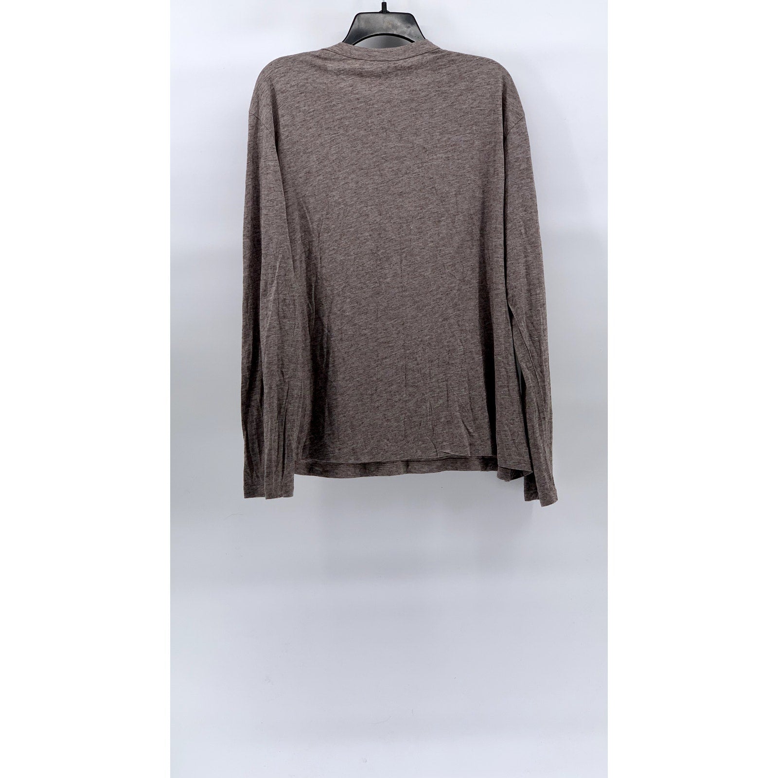 ZARA Men’s Beige Knit Viscose-Wool Long Sleeve Crewneck T-Shirt SZ L