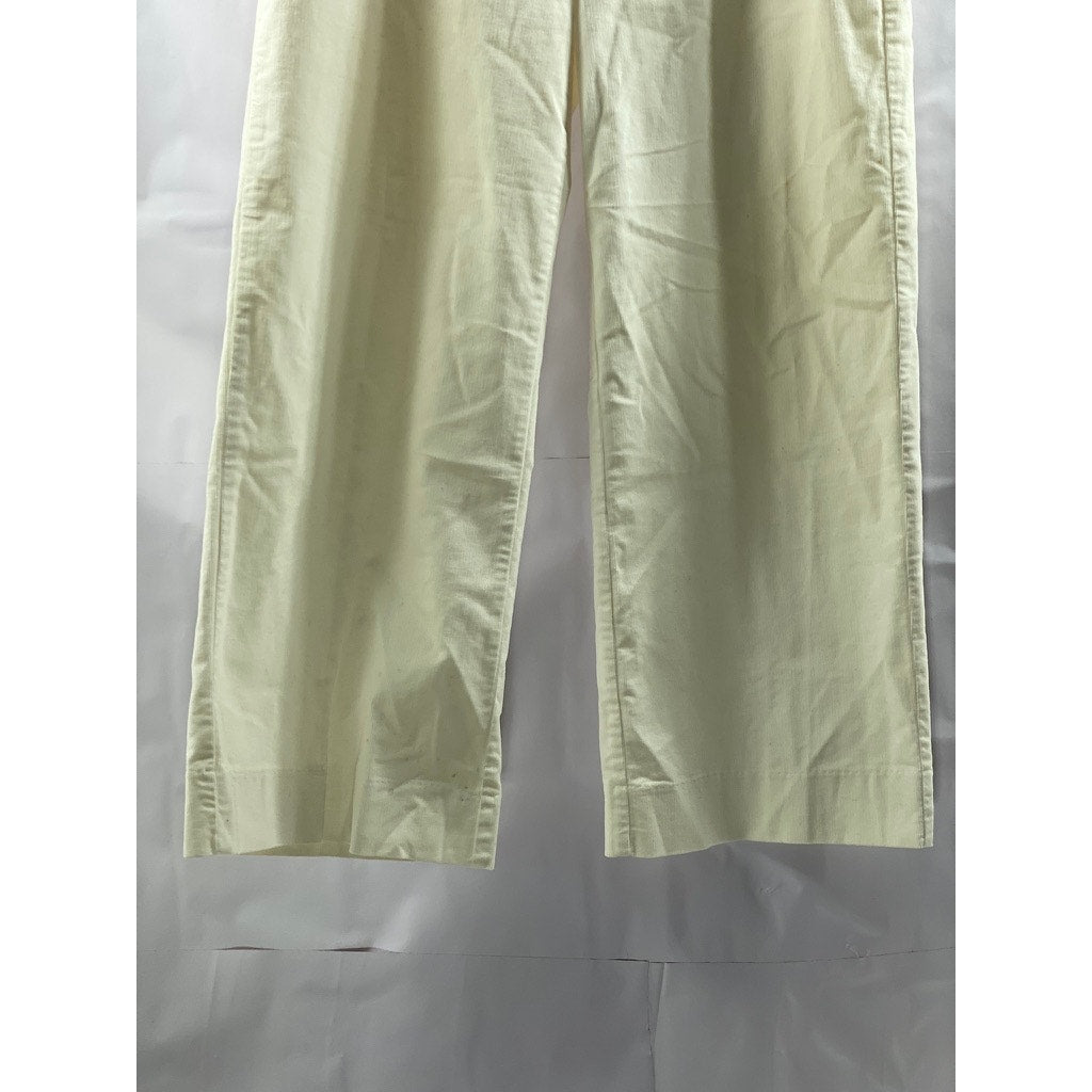 BANANA REPUBLIC Women’s Beige Wide-Leg Relaxed-Fit Pant SZ 6