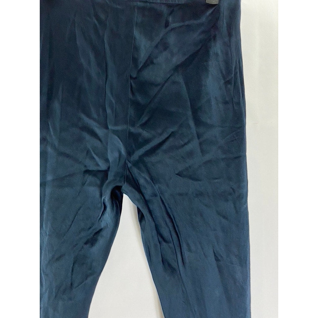 ALEXIS Women's Dark Blue Tie-Waist Wrap Front Pull-On Tapered-Leg Pant SZ XS