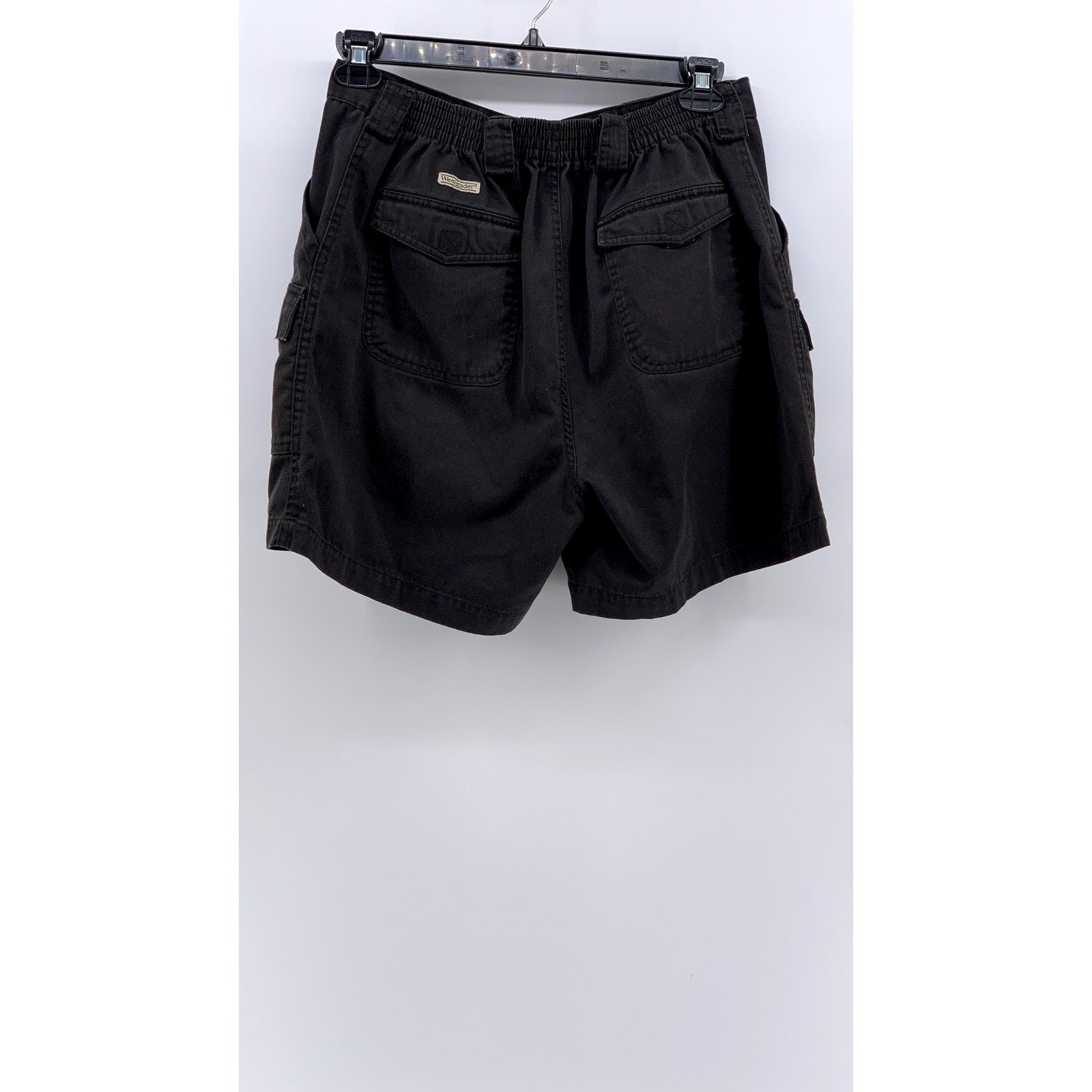 WEEKENDER Men's Black Solid Trader Cargo Shorts SZ 36