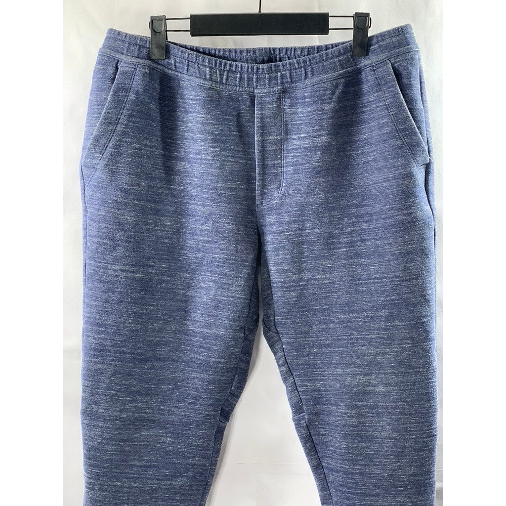 VINEYARD VINES Men's Navy Blue Heathered On-Th-Go Jogger Pant SZ M
