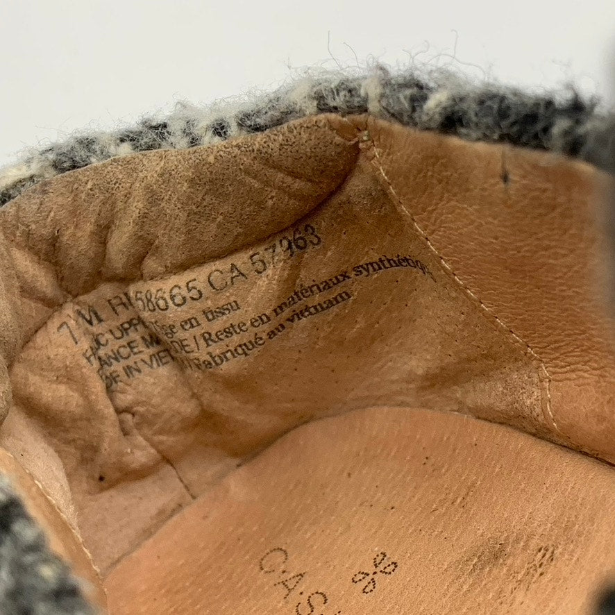 CASLON Women's Black/White Knit Slip-on Platform Sneakers SZ 7.5