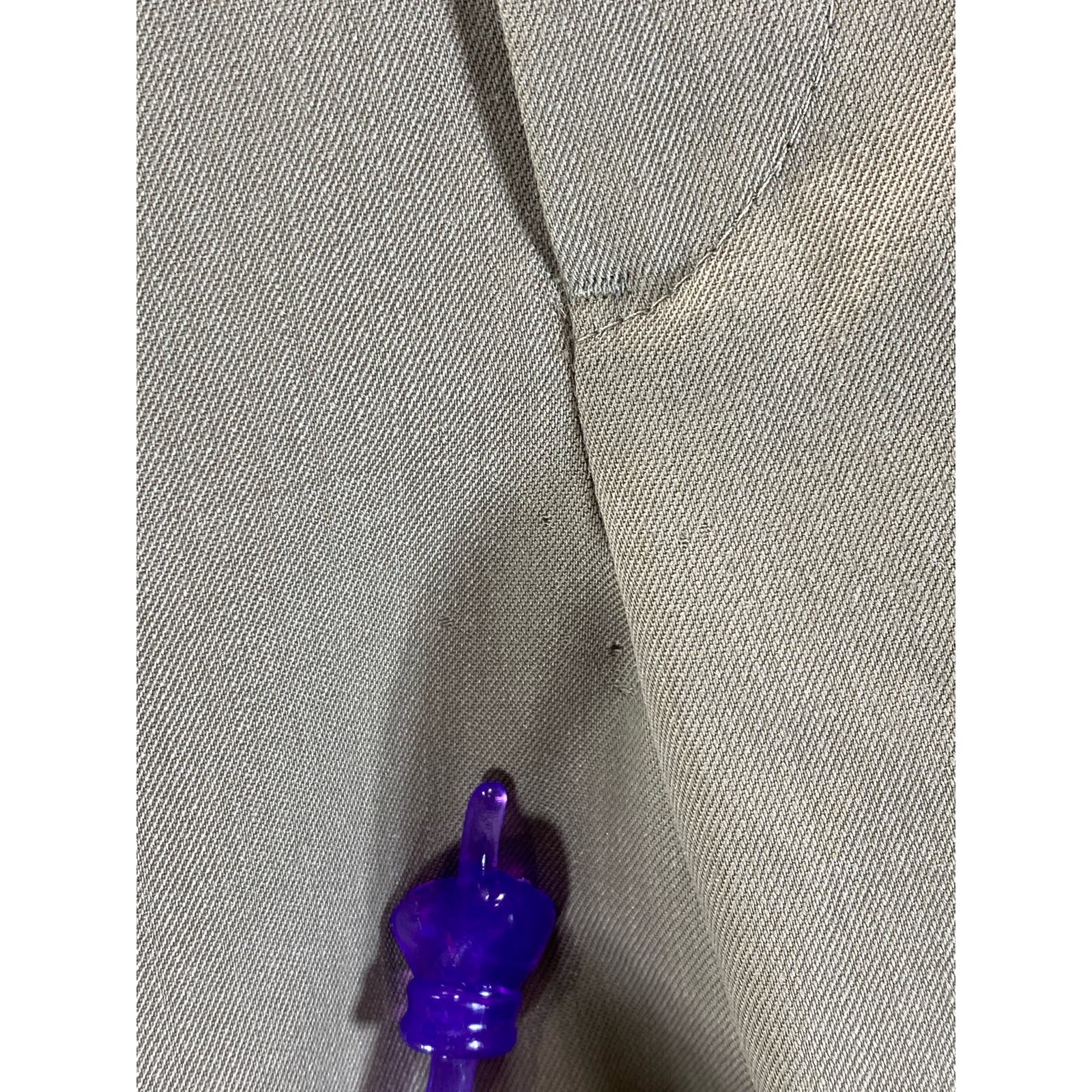 TOMMY HILFIGER Men's Tan Vintage Pleated Front Cuffed Dress Pants SZ 40X31