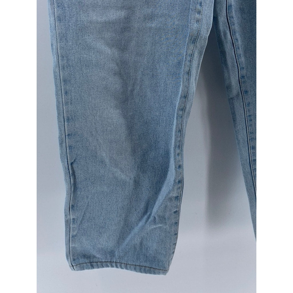 UNIONBAY Men's Vintage Light Blue Wash Straight-Leg Regular-Fit Jeans SZ 32X30