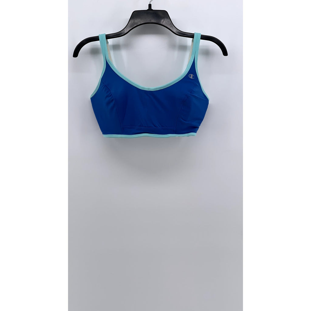 CHAMPION Women's Blue Double Dry Sports Bra SZ 34DD