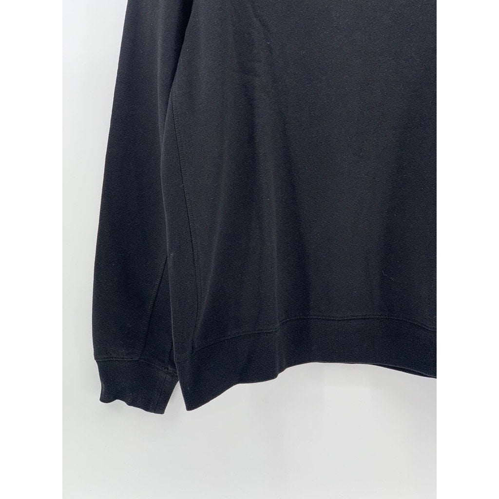 G.H. BASS & CO Men's Black Crewneck Casual Long Sleeve Sweatshirt SZ L