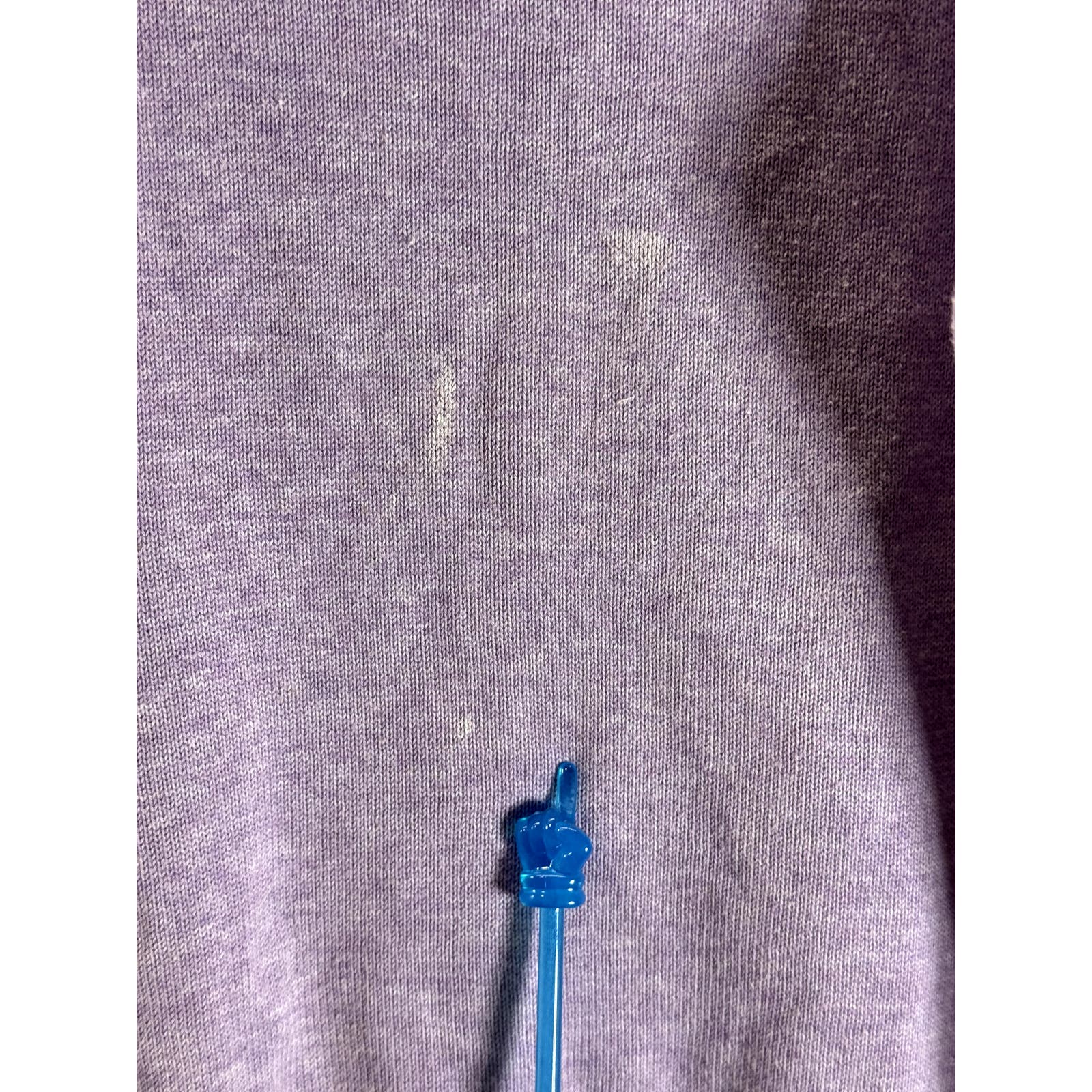 UNTUCKIT Men's Lilac V-Neck Cotton Long Sleeve Pullover Sweater SZ M