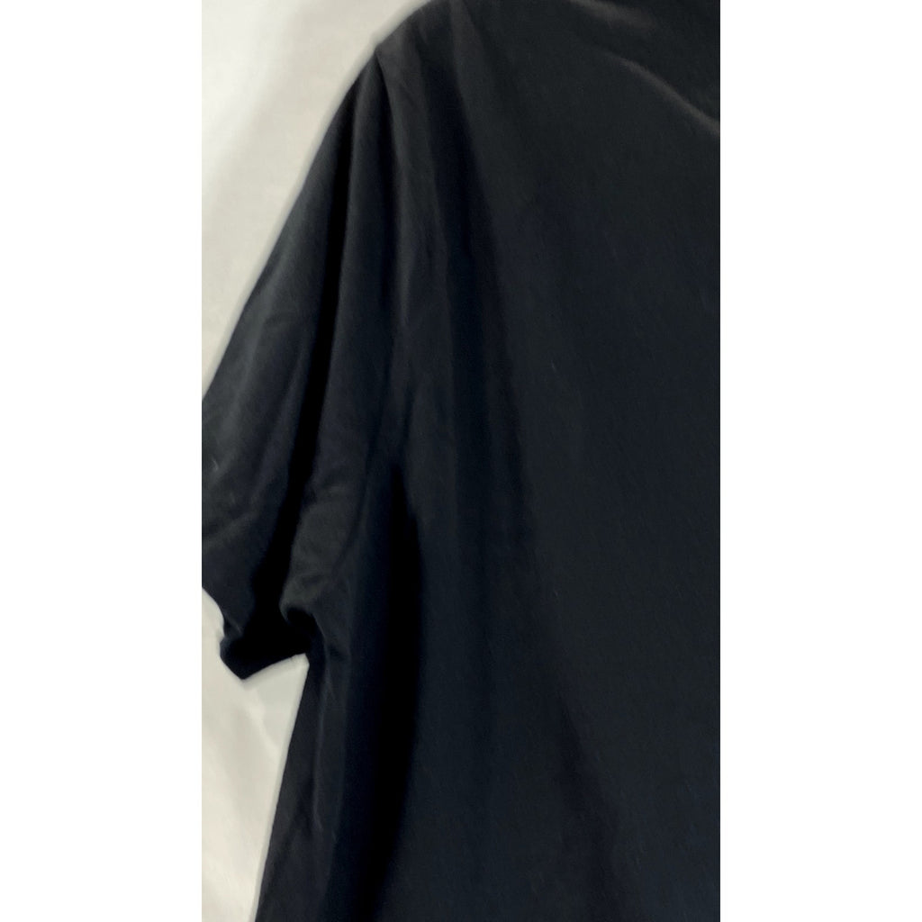 ONLY NY Men's Black Block Logo Crewneck Short Sleeve T-Shirt SZ M