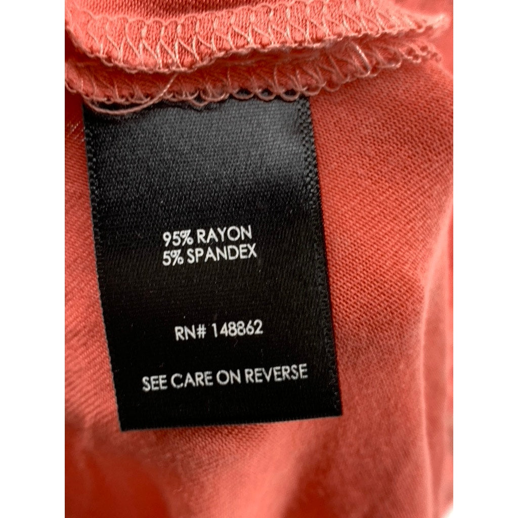 TORRID Women's Peach Tie-Dye Super Soft Knits Side Ruched Maxi Dress SZ 1