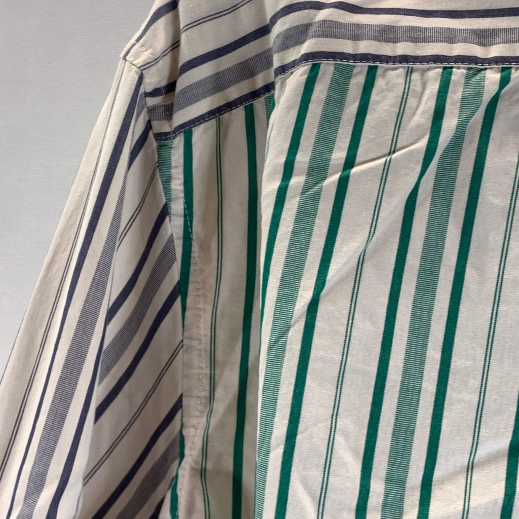 J. CREW Men's Multicolor Stripe Organic Cotton Classic-Fit 100's 2-Ply Shirt SZM
