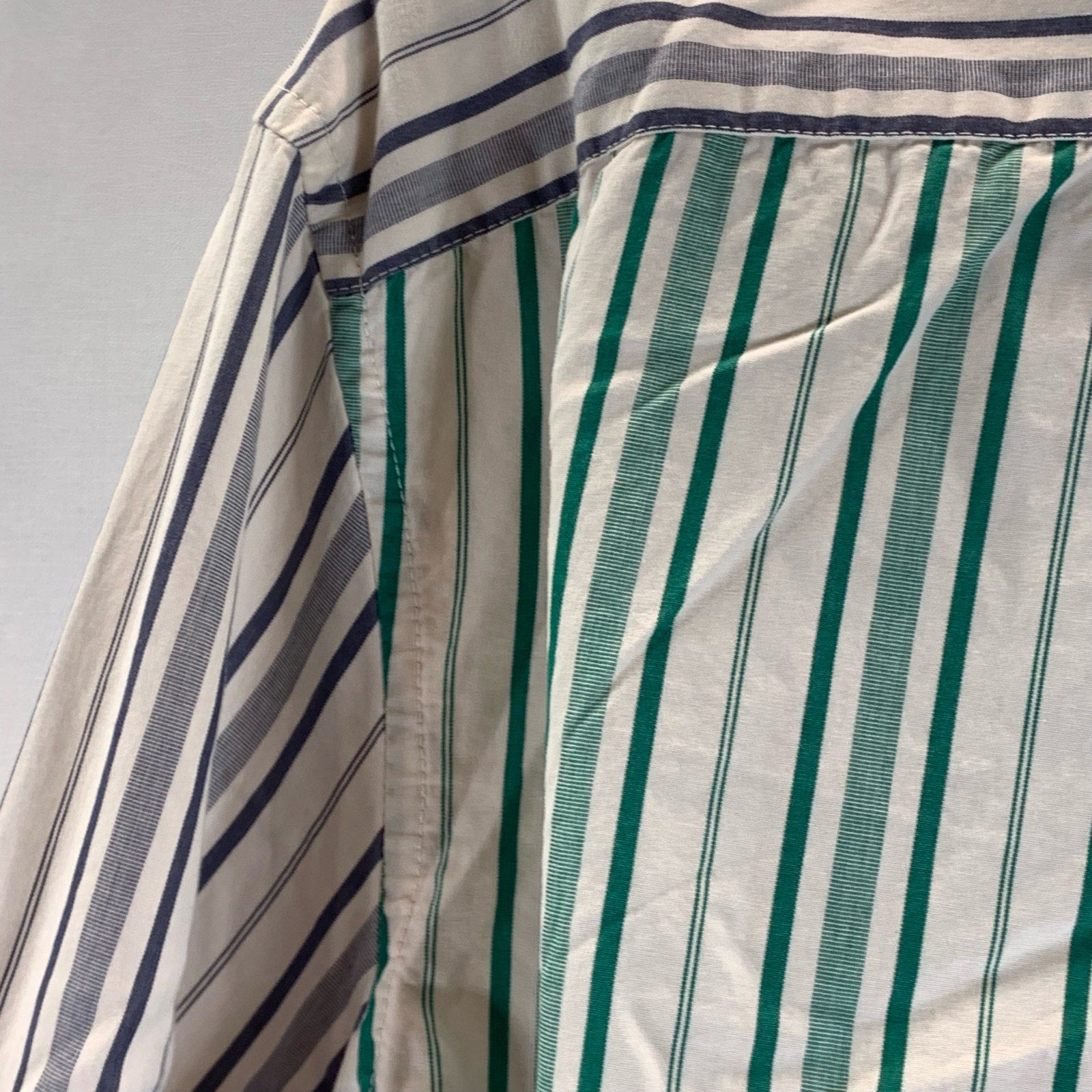 J. CREW Men's Multicolor Stripe Organic Cotton Classic-Fit 100's 2-Ply Shirt SZM