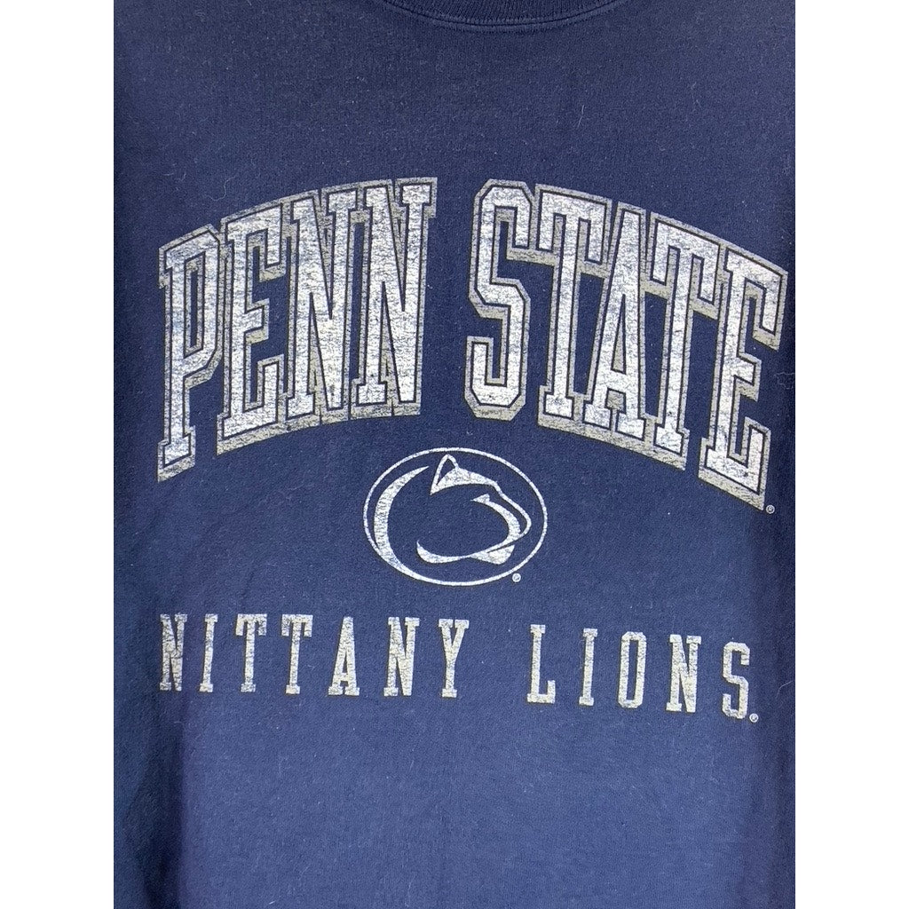 CHAMPION Men's Navy Penn State Nittany Lions Graphic Crewneck Sweatshirt SZ M