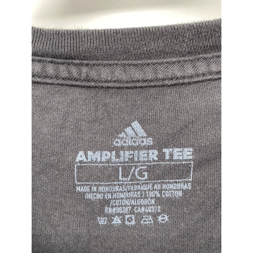 ADIDAS Men's Black Logo Long Sleeve Amplifier Tee SZ L