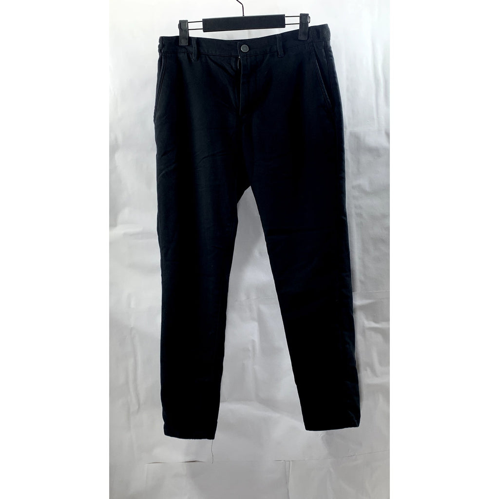 ZARA Men's Black Solid Slim-Fit Stretch Dress Pant SZ S