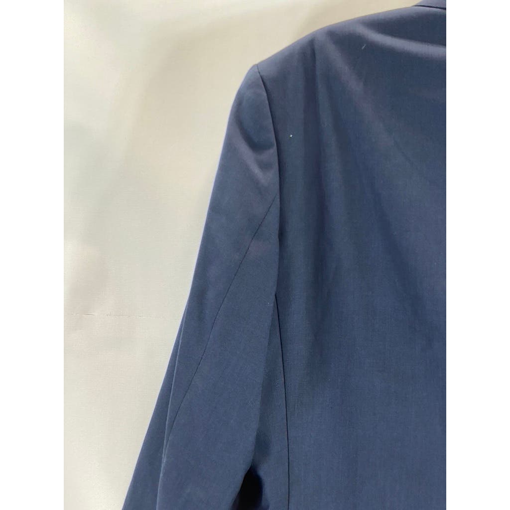 PERRY ELLIS PORTFOLIO Men's Blue Slim-Fit Two-Button Suit Jacket SZ 46R