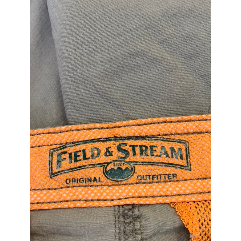 FIELD & STREAM Men's Tan Nylon Cargo Shorts SZ XL(40-42)