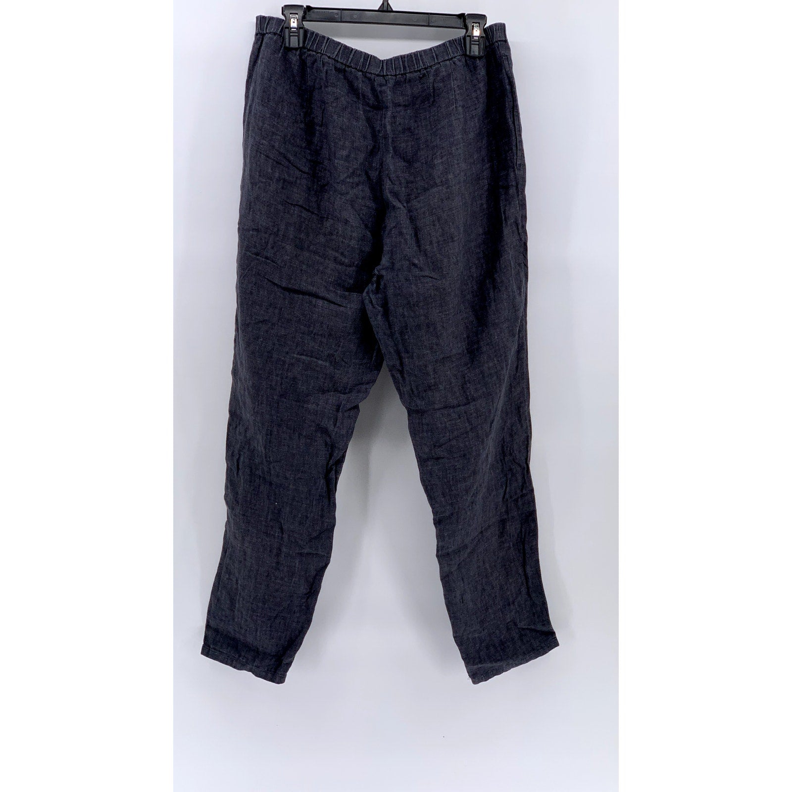 EILEEN FISHER Women's Blue Slim-Fit Pull-On Pants SZ M