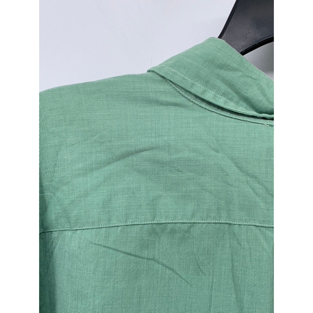 RALPH LAUREN Men's Big Green Classic-Fit Button-Up Long Sleeve Shirt SZ 3XB