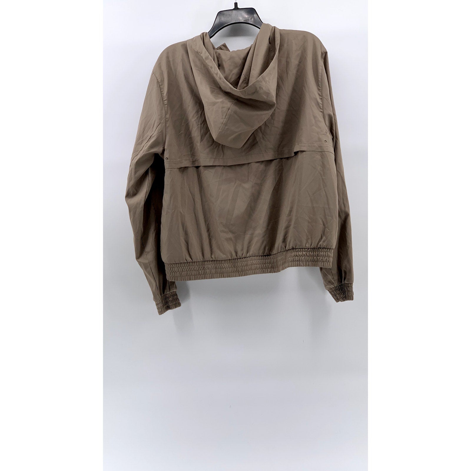 GIRLFRIEND COLLECTIVE Women’s Tan Hooded Zip-Up Jacket SZ XL