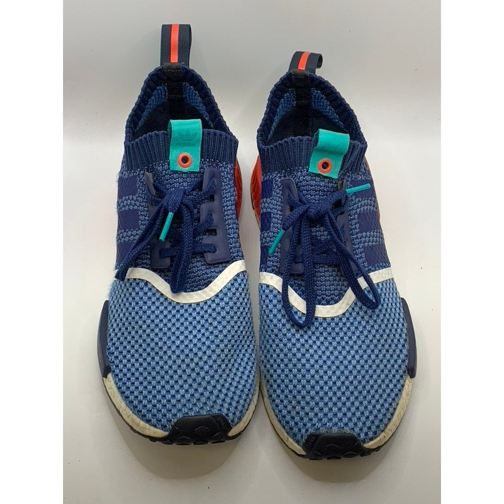 ADIDAS Men's Multicolor Mesh NMD_R1 Packers Sneakers SZ 9.5