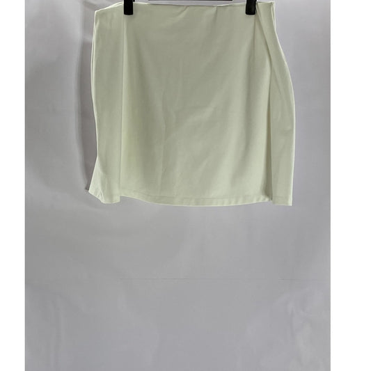 Gap Women's Optic White GapFit Breathable Compression Pull-On Exercise Skort SZL