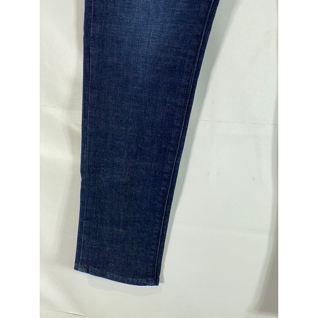 MOTT & BOW Men's Dark Blue Faded Skinny-Leg Crosby Denim Jeans SZ 31X32