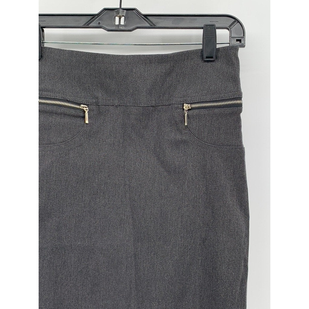 JOE B By Benbasset Women's Black Zipper-Pocket Denim Skirt SZ S