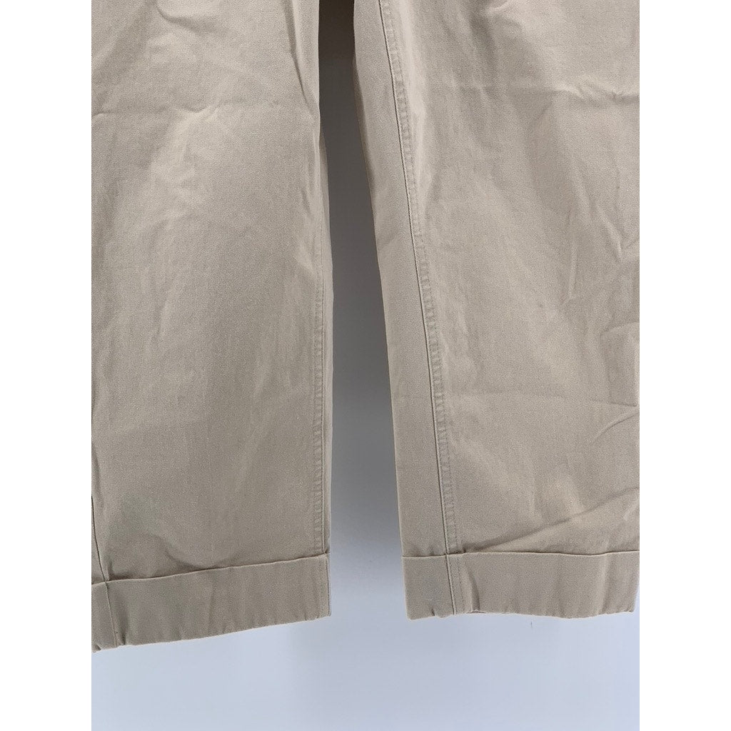 WHITE HOUSE BLACK MARKET Women's Tan Cropped Pants SZ 10