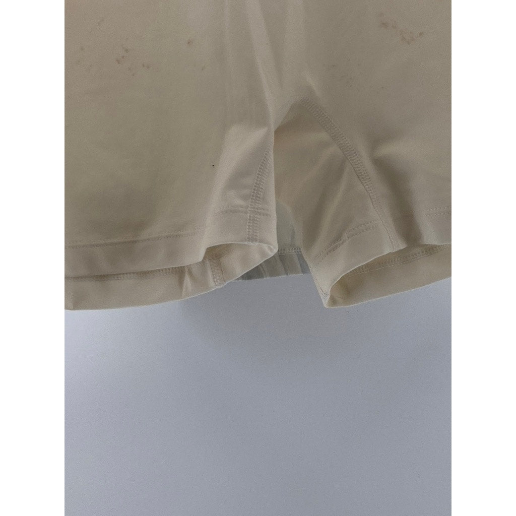 NIKE Women's White-Gray Printed Activewear Mini Inner Short Tennis Skirt SZ M