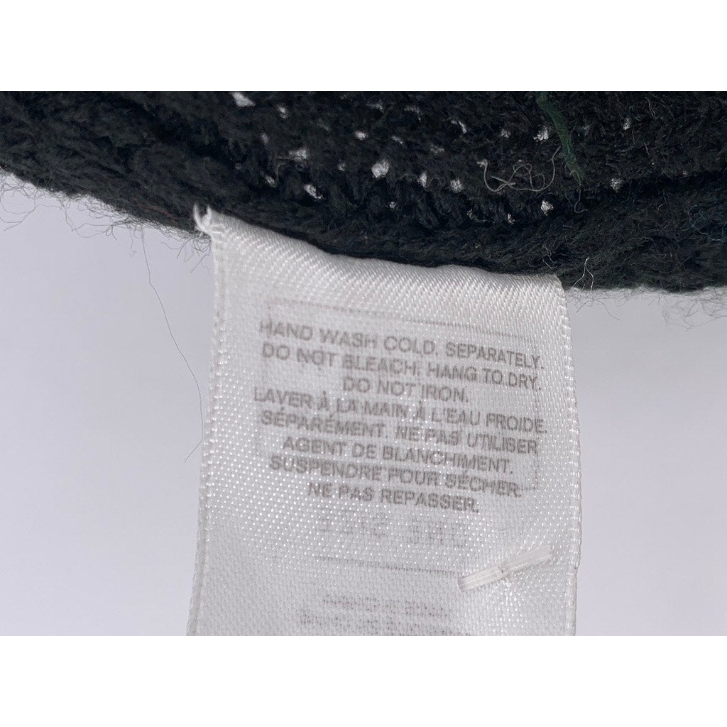 14TH & UNION Women's Black Crochet Cable Knit Scarf Shawl