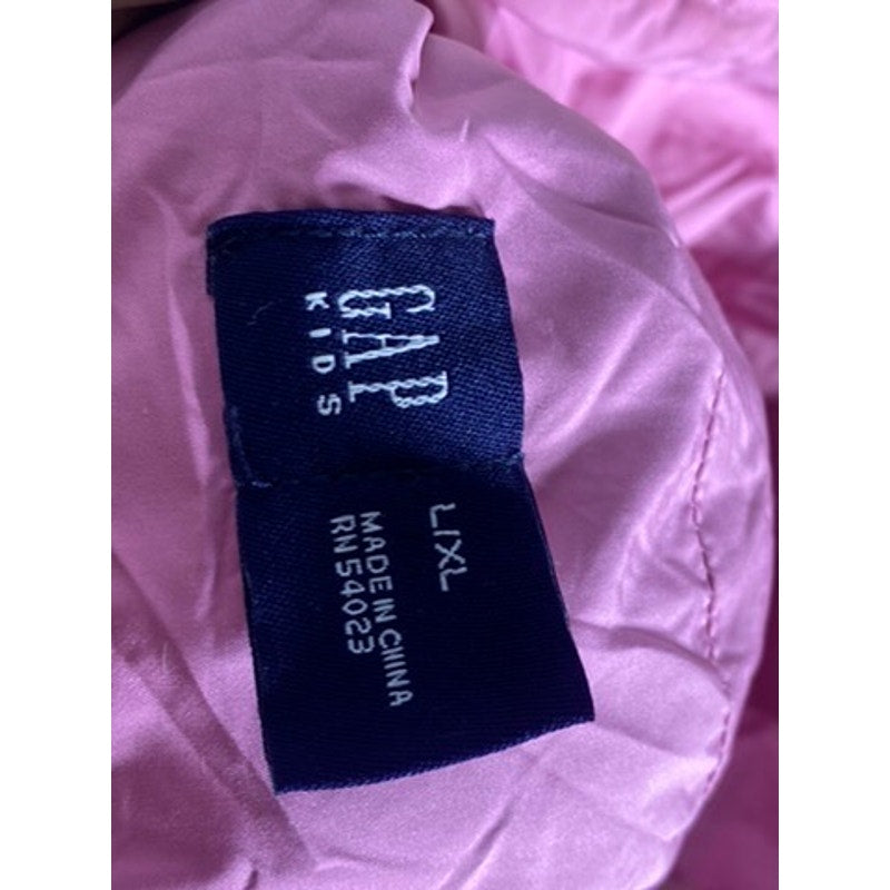 GAP Kids Tan/Pink Quilted Bucket Hat SZ L/XL