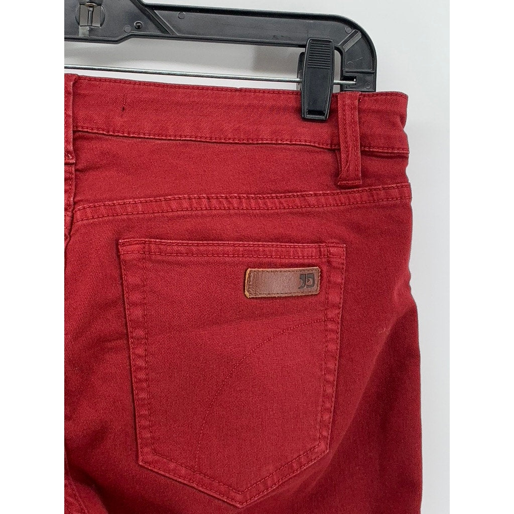 JOE'S Women's Red Skinny Visionaire Cotton-Blend Pant SZ 29