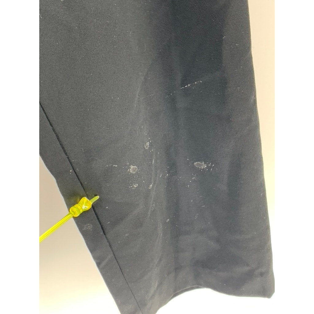 UNBRANDED Women's Black Pleated Straight Pants SZ M