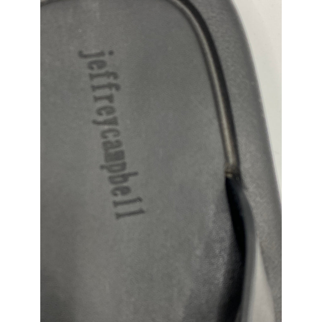 JEFFREY CAMPBELL Women's Black Darcie Platform Flip-Flop Sandals SZ 8