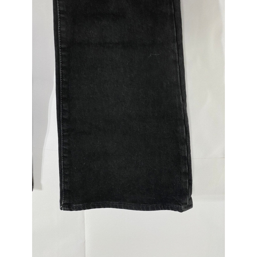 MADEWELL Women’s Black Solid Denim The Perfect Vintage Flare Jean SZ 23