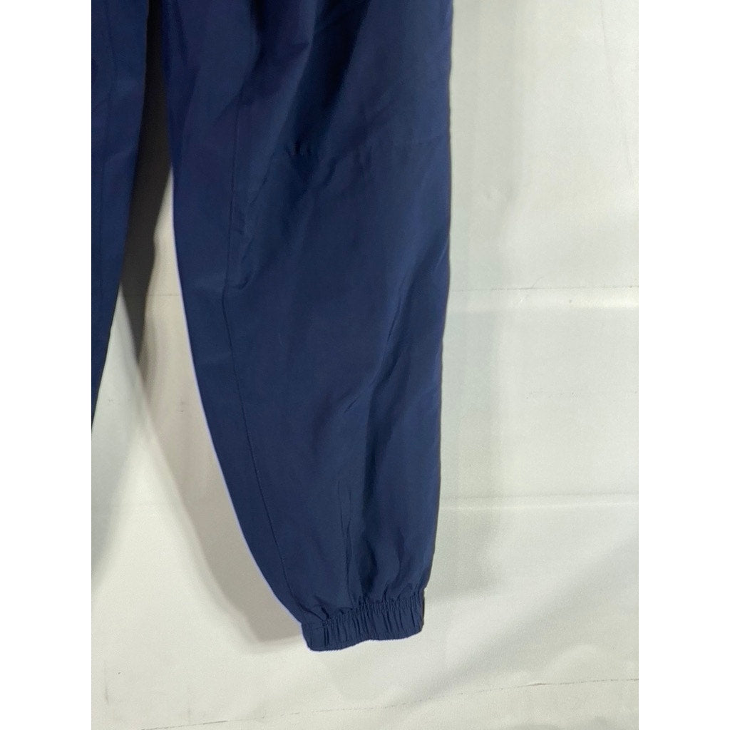 PUMA Men's Navy Arsenal Zipper-Pockets Pull-On Track Pant SZ M