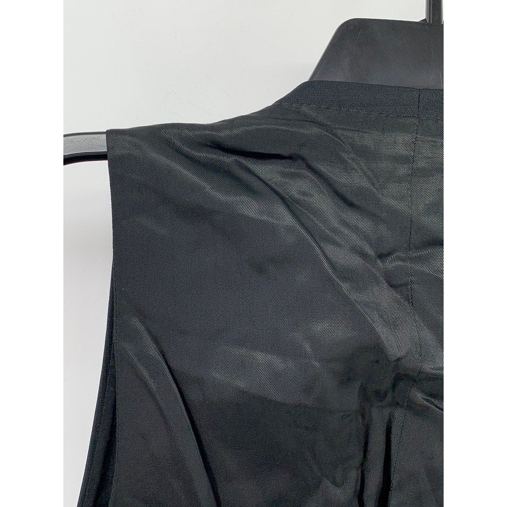 GINO CAPPELI Men's Black Vintage Five-Button Suit Vest SZ 42S