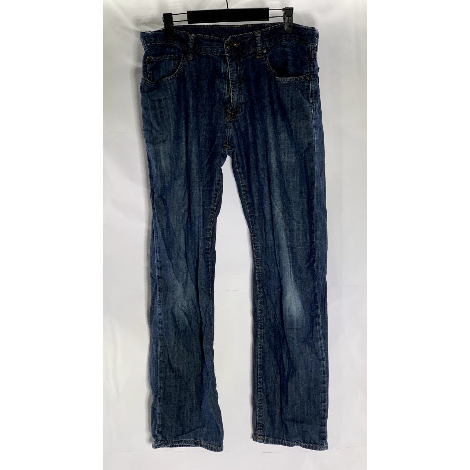 GAP Men's Dark Blue Denim Straight-Leg Five-Pocket Jean SZ 32X30