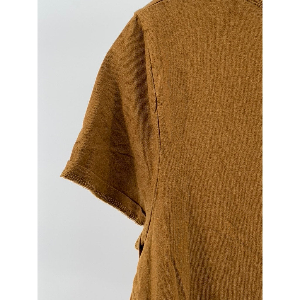 MADEWELL Women's Brown Northside Vintage Tee SZ L