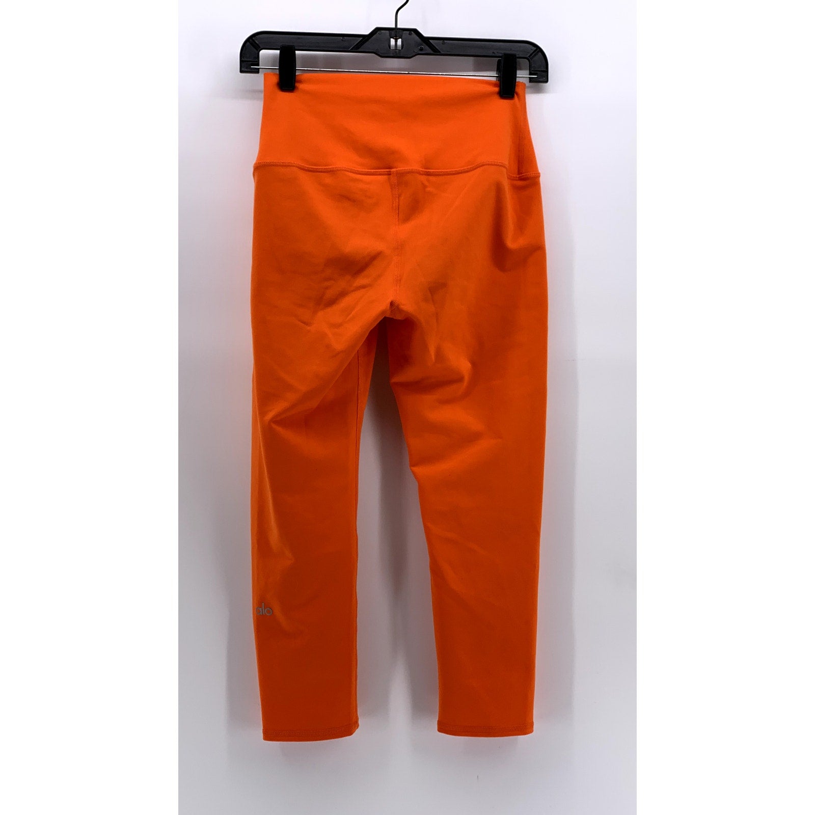 ALO YOGA Women's Bright Orange Capri Leggings SZ S