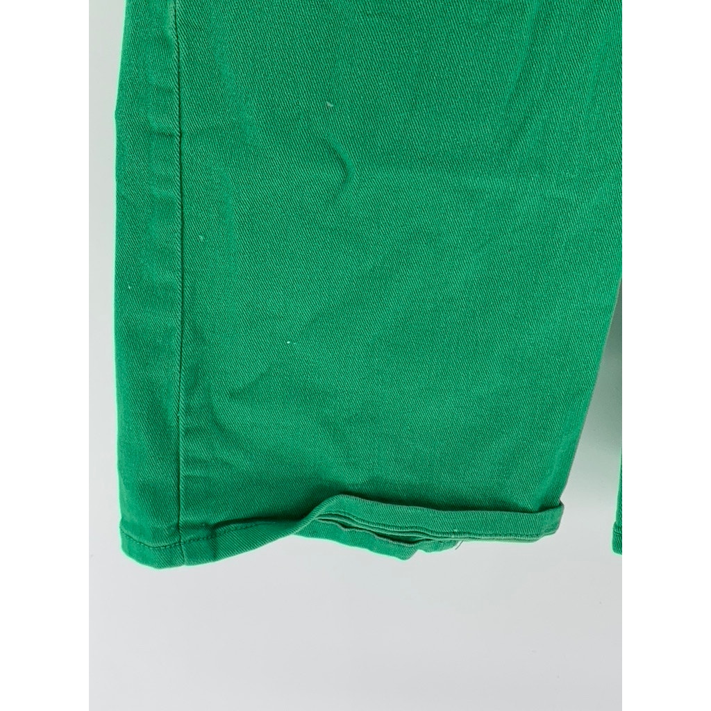 DIVIDED By H&M Women's Dark Green High-Rise Denim Wide-Leg Pants SZ 2