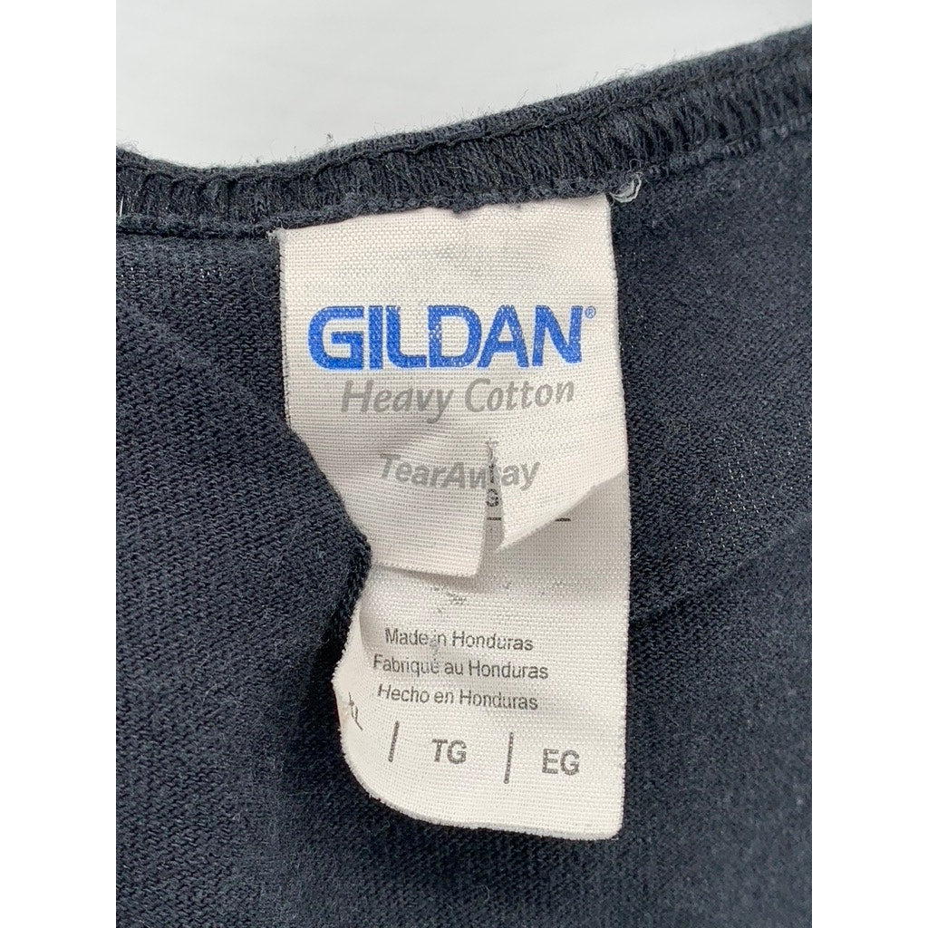 GILDAN Men’s Black Breakfast Club Logo Tank SZ XL