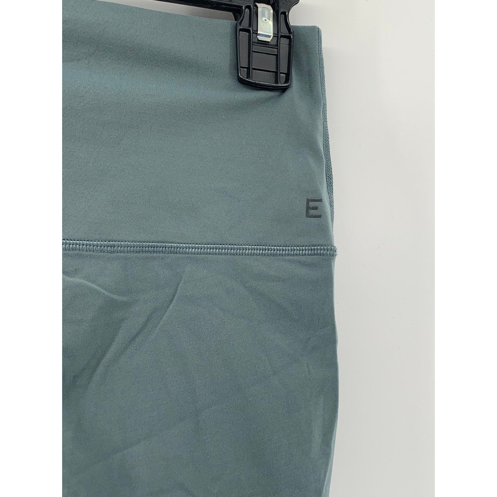 EVERLANE Women's Gray High-Rise Pull-On Perform Soft Bike Shorts SZ S