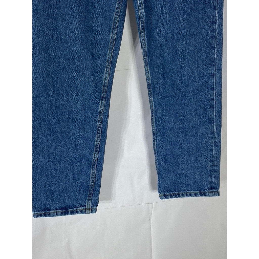 EVERLANE Women's Dark Blue Denim The 90's Cheeky Organic Cotton Ankle Jean SZ 26
