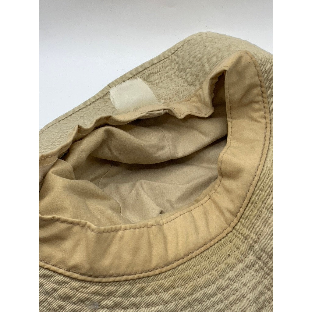 UNBRANDED Unisex Beige Wide-Brim Sun Hat