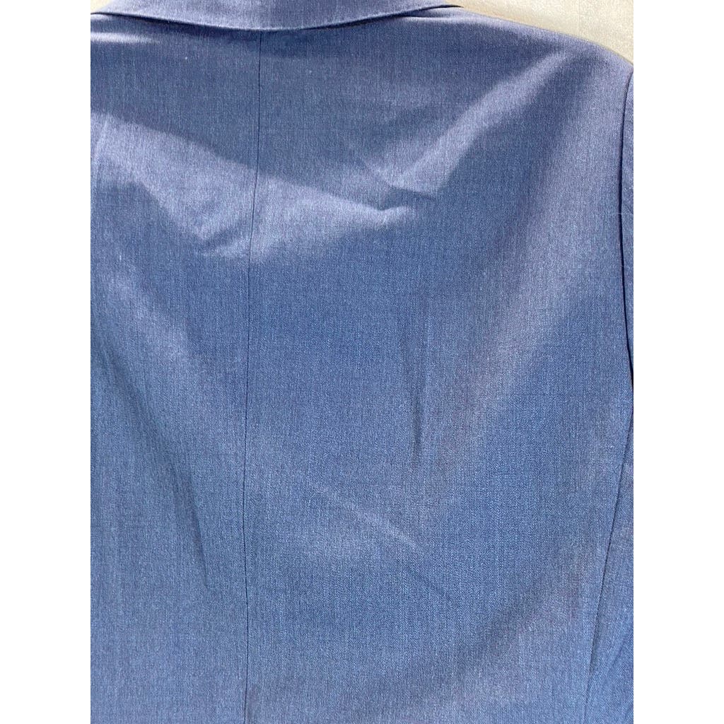 J.CREW Men's Navy Short Slim Ludlow Traveler Wool Two-Button Suit Jacket SZ 36S